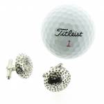 Golf cufflinks with initials