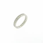 Platinum eternity ring with Diamonds